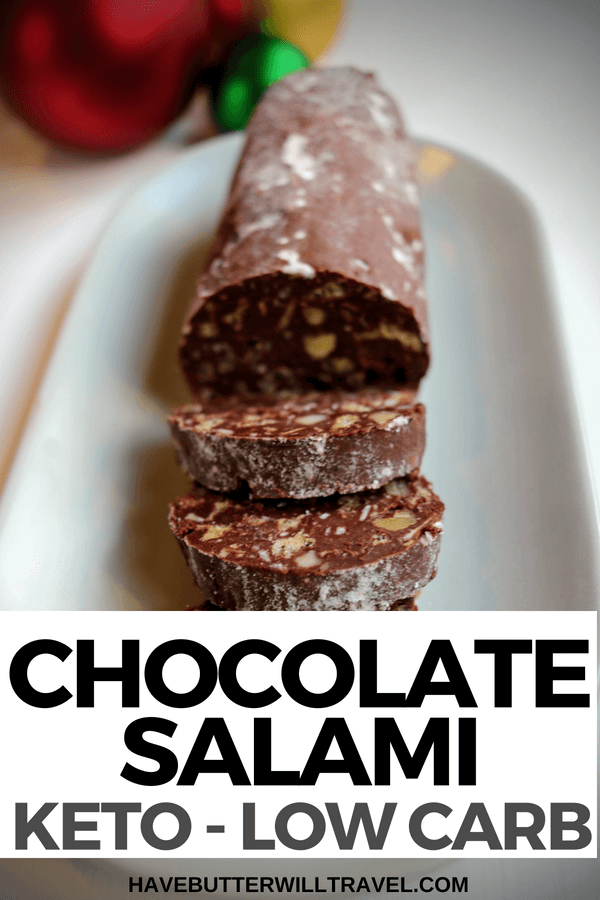 Looking for something moreish to take along to a Xmas party? Look no further as this keto chocolate salami is a hit with everyone and easy to make ahead.