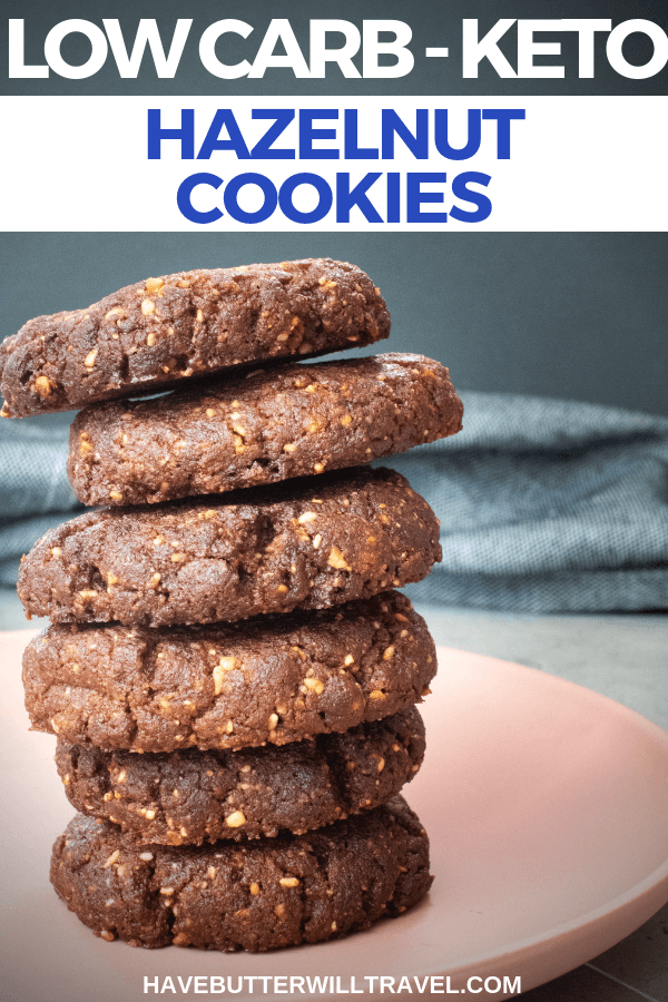 Looking for a crunchy keto cookie? These delicious hazelnut keto cookies won't disappoint. With chocolate and hazelnut flavours, they taste like nutella.