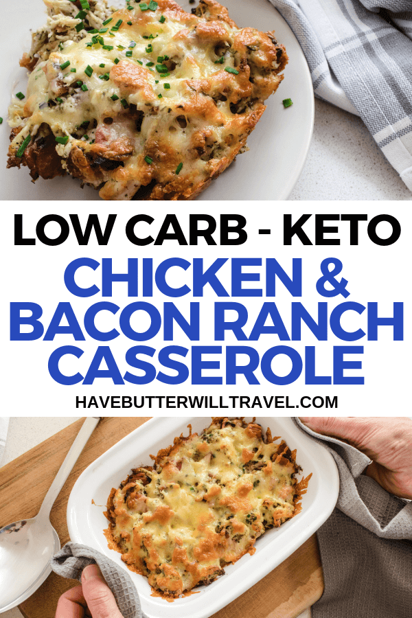 This keto chicken bake is the perfect weeknight keto dinner. It is super quick and easy to make and will please the whole family. 