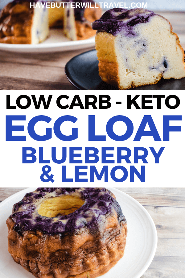 This keto egg loaf recipe is a simple low carb dessert that is great for a sweet after dinner treat. Fry up leftovers in a pan for keto french toast. #ketoeggloaf #keto #lowcarb #lowcarbdessert