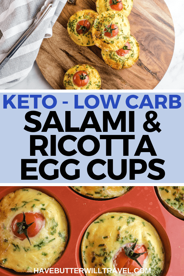 Keto egg muffins are a perfect keto breakfast option. Great for an on the go lunch or breakfast and a perfect addition to the kid's keto lunchbox. #ketobreakfast #ketomuffins #keto #lowcarb
