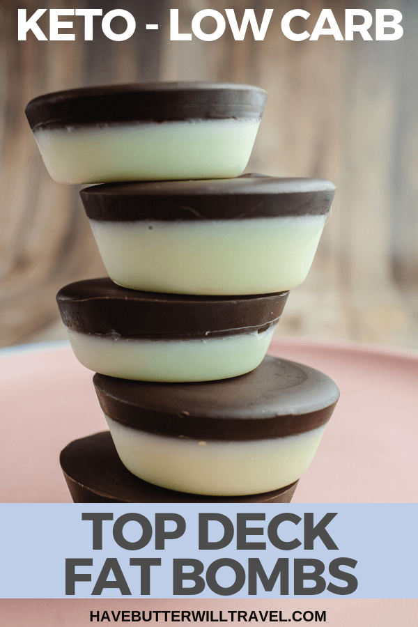 This white chocolate keto fat bomb are easy to make & are great to have on hand when you are craving a sweet treat. Just like Top deck without the sugar. #sugarfreechocolate #ketochocolate #ketofatbomb