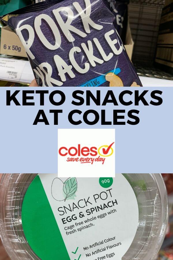 We have found the best keto snacks at Coles. Make sure you check out the best snacks available in Australian supermarkets. #ketoaustralia #coles #ketocoles #lowcarbAustralia #lowcarbcoles