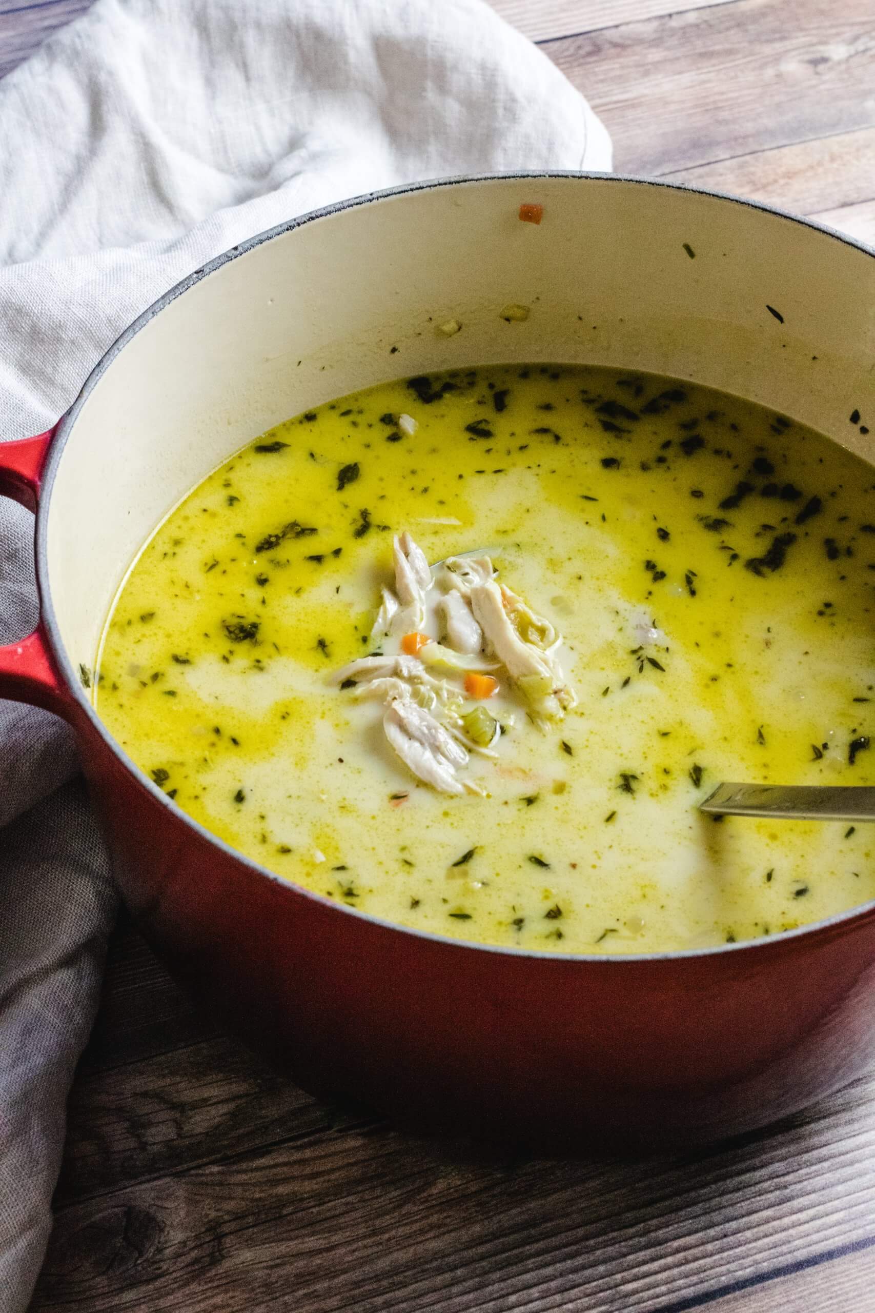 Keto Chicken Soup - Perfect for Winter - Have Butter Will Travel