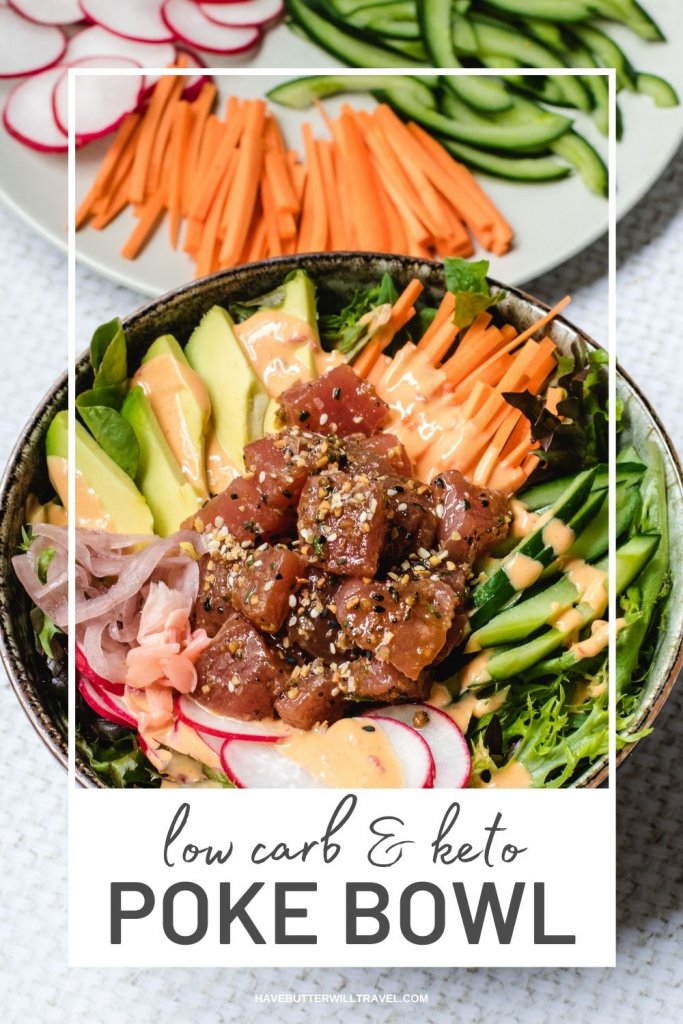 This keto poke bowl is the perfect summer dish. So easy and simple to put together, you will be wishing it was Summer all year round.