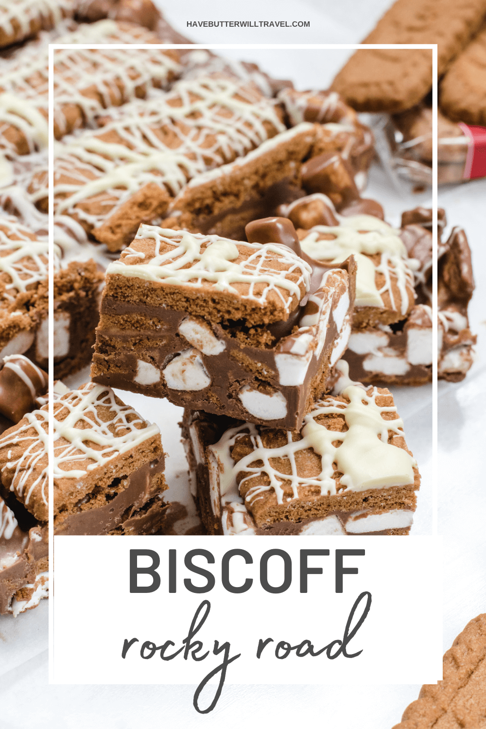 If you love anything Biscoff then this Biscoff Rocky Road is the recipe for you! Simple to make but an absolute crowd pleaser. #biscoff