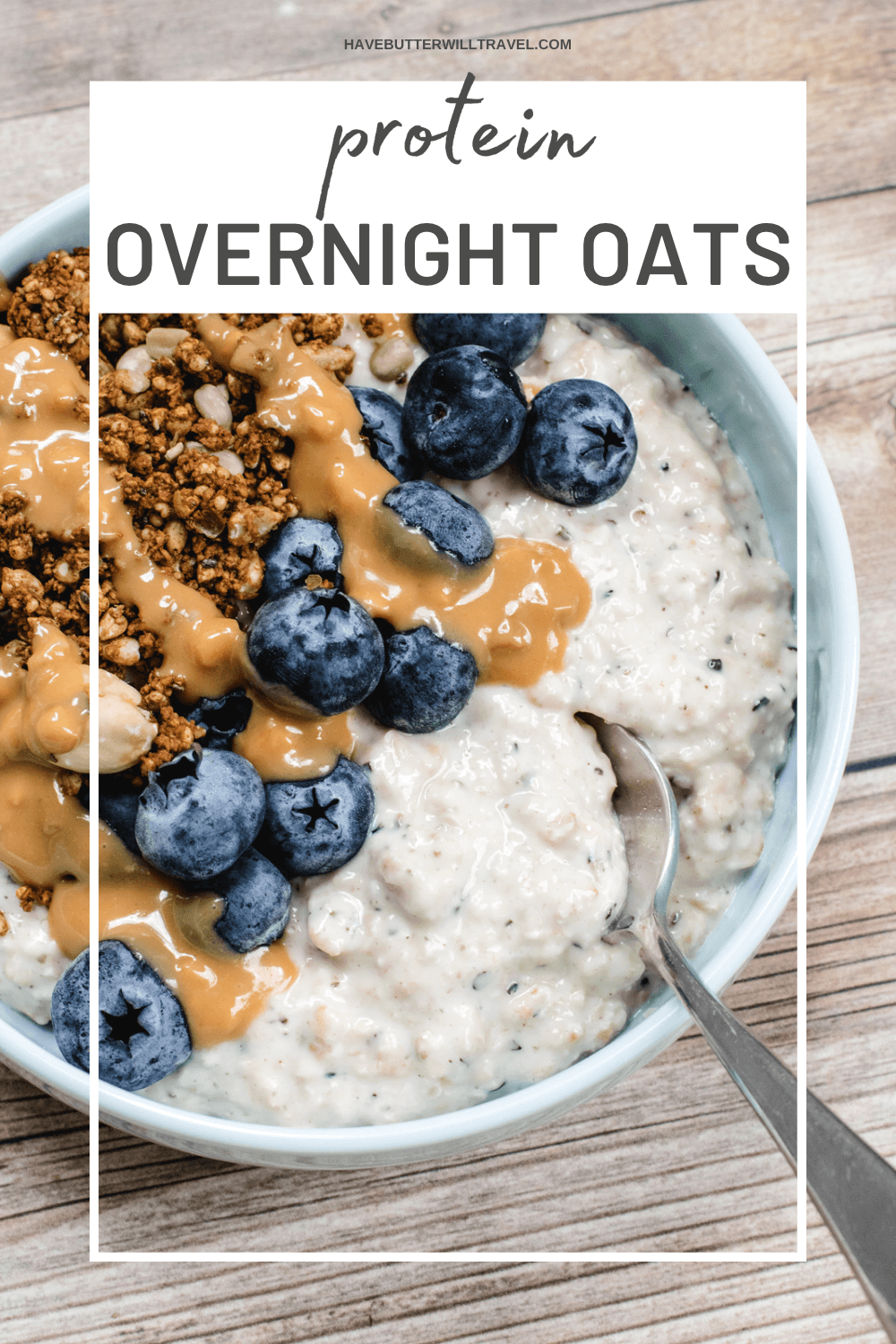 If you are looking for a quick, make ahead breakfast then this protein overnight oat recipe is exactly what you need! It is perfect for meal prepping, as you can make your breakfast ahead of time and still ensure you are eating plenty of protein. 